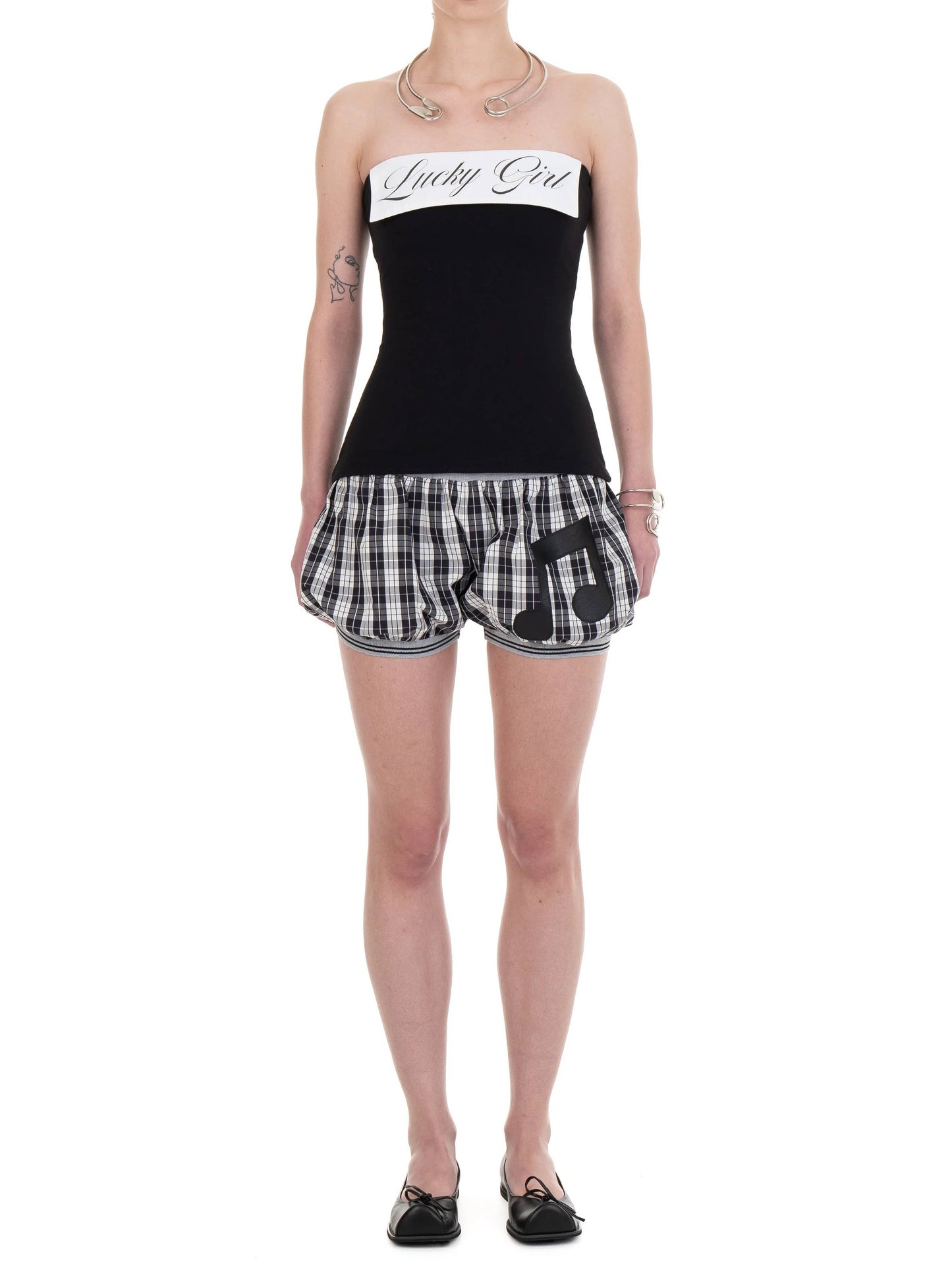 LUCKY GIRL TUBE TOP black-Urte Kat-APOC STORE