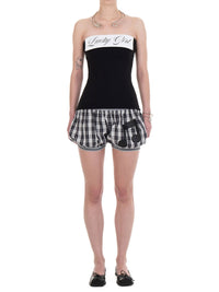 LUCKY GIRL TUBE TOP black-Urte Kat-APOC STORE