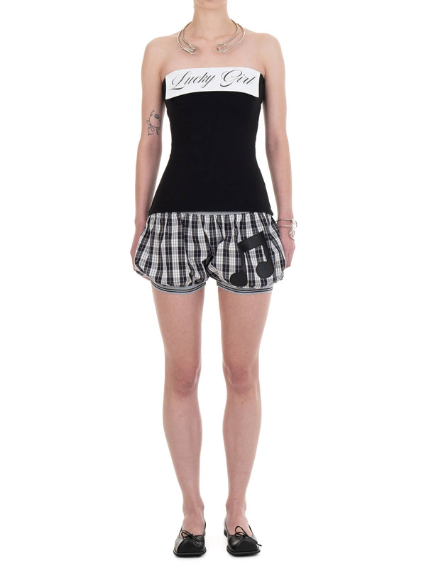 LUCKY GIRL TUBE TOP black-Urte Kat-APOC STORE