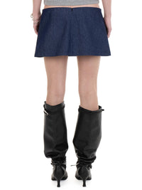 LUCKY GIRL DENIM MINI SKIRT-Urte Kat-APOC STORE