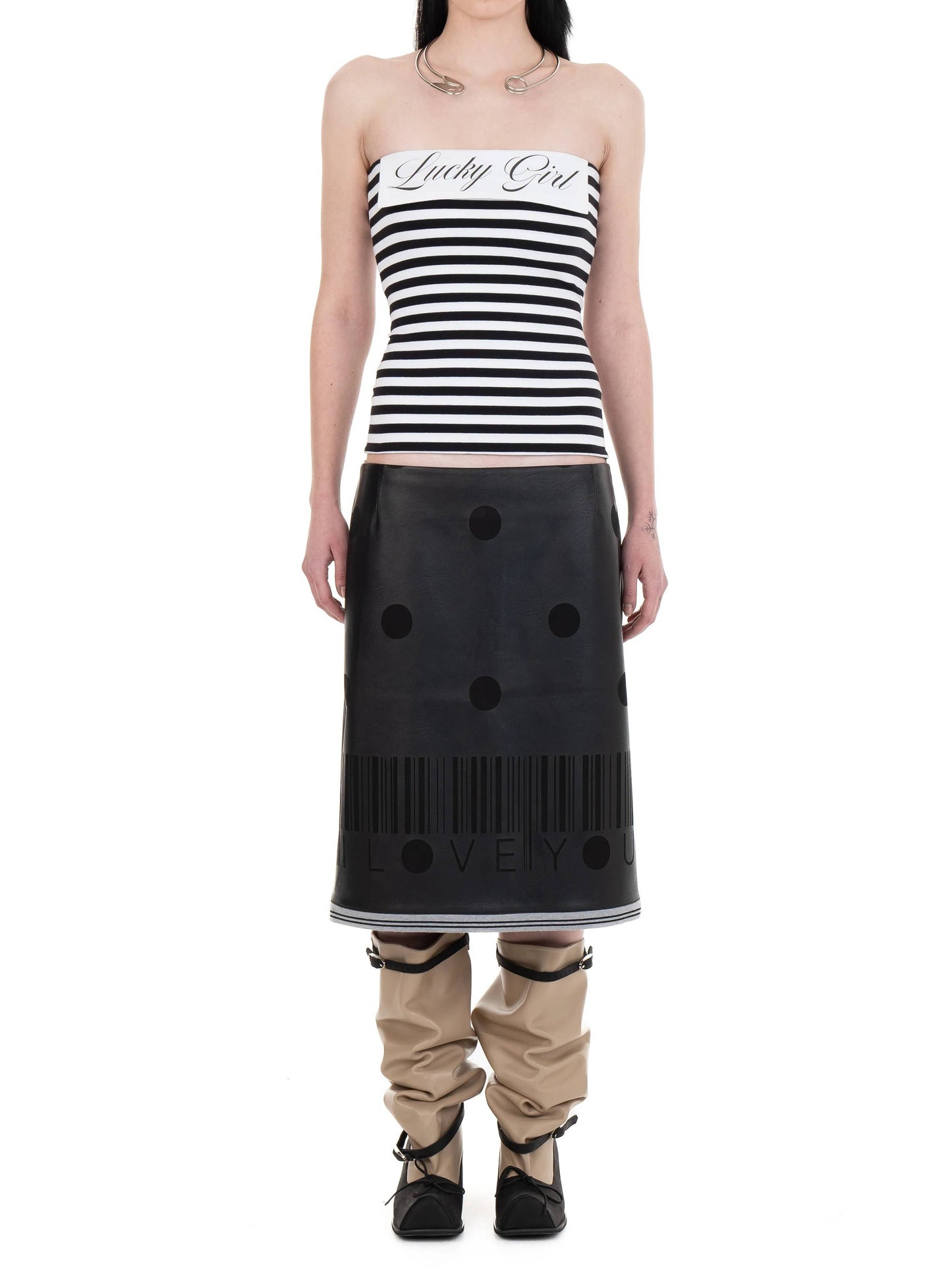 LUCKY GIRL TUBE TOP STRIPED-Urte Kat-APOC STORE