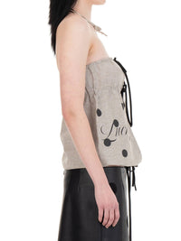 LUCKY GIRL Linen Top-Urte Kat-APOC STORE