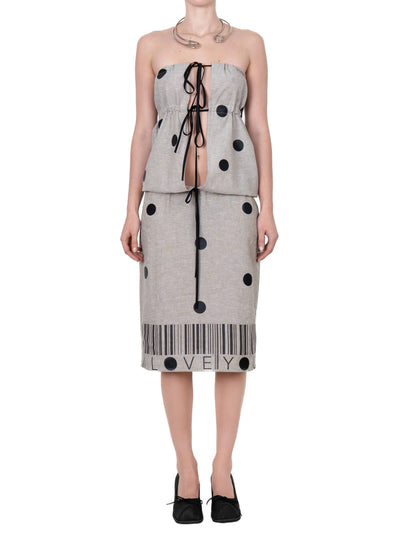 I LOVE YOU LINEN dress-Urte Kat-APOC STORE