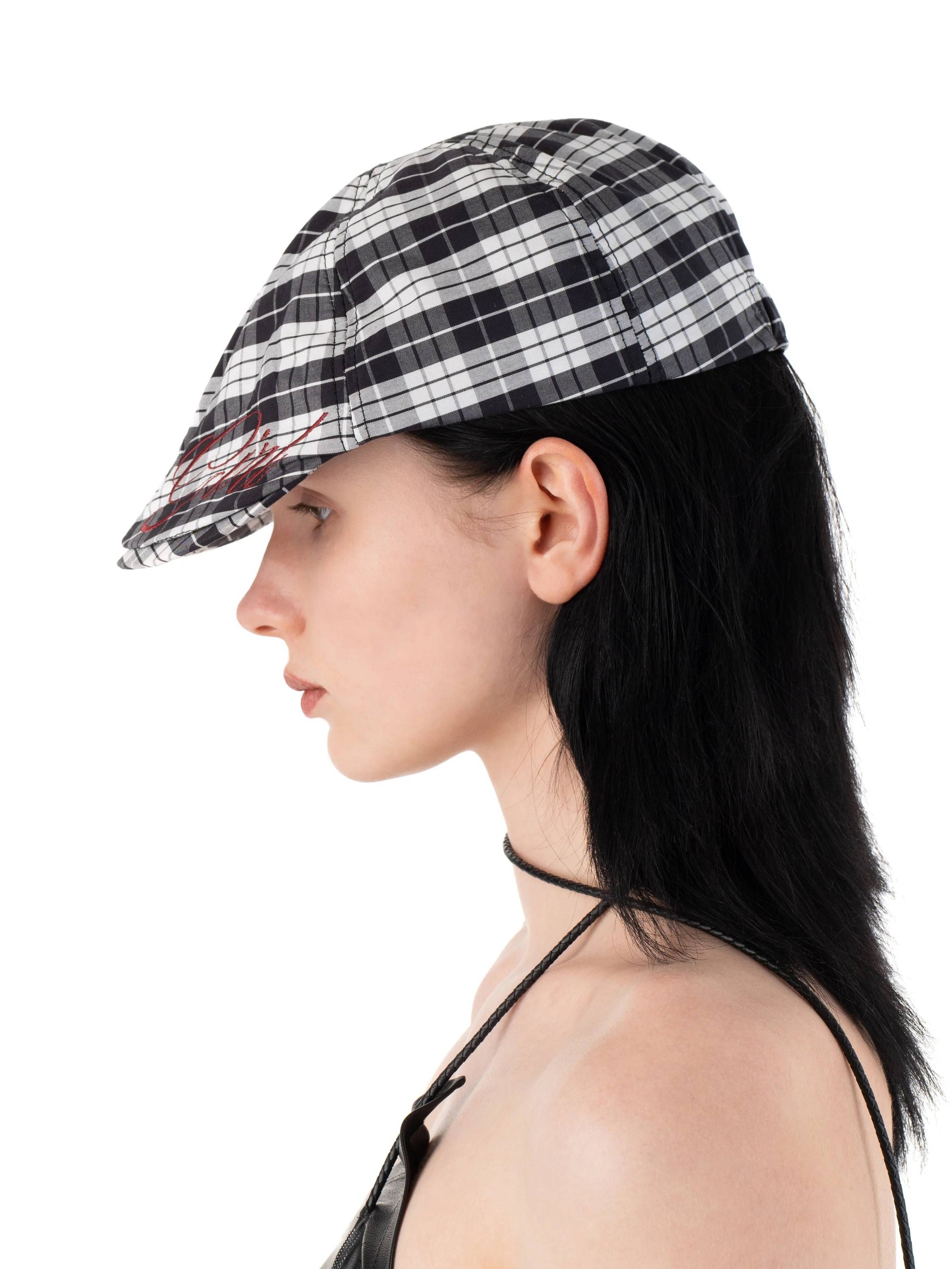 LUCKY GIRL cotton cap white-Urte Kat-APOC STORE