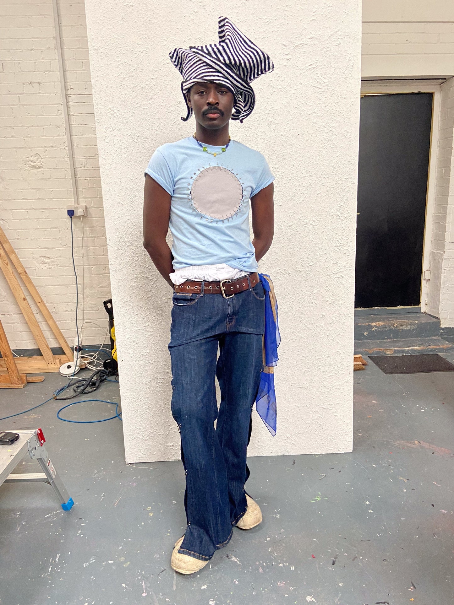 Archetype T-Shirt Light Blue-Jawara Alleyne-APOC STORE