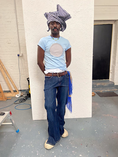 Archetype T-Shirt Light Blue-Jawara Alleyne-APOC STORE