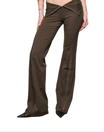Hooked Pant - Brown-Karlaidlaw-APOC STORE