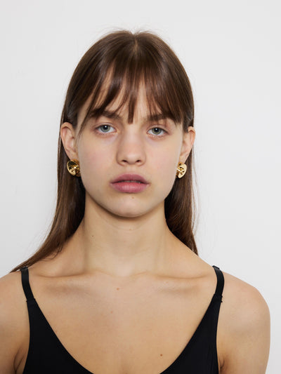 VALENTINA SPIRAL EARRINGS GOLD-EYLAND-APOC STORE