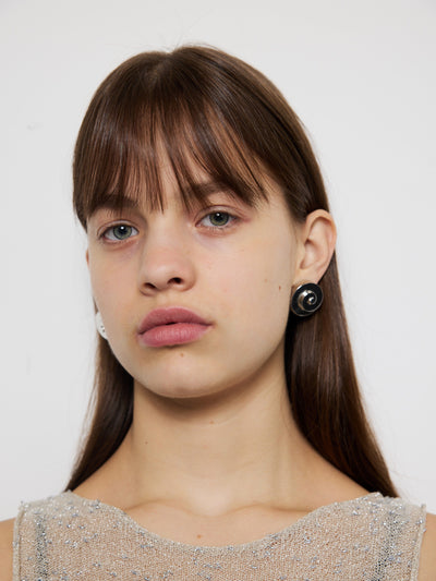 VALENTINA SPIRAL EARRINGS SILVER-EYLAND-APOC STORE