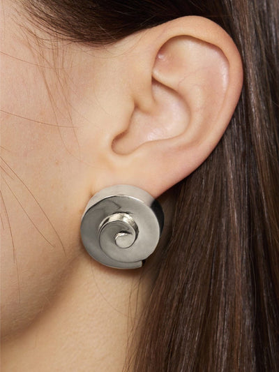 VALENTINA SPIRAL EARRINGS SILVER-EYLAND-APOC STORE