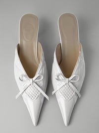 Victorian runner pumps white-Invasive Modification-APOC STORE