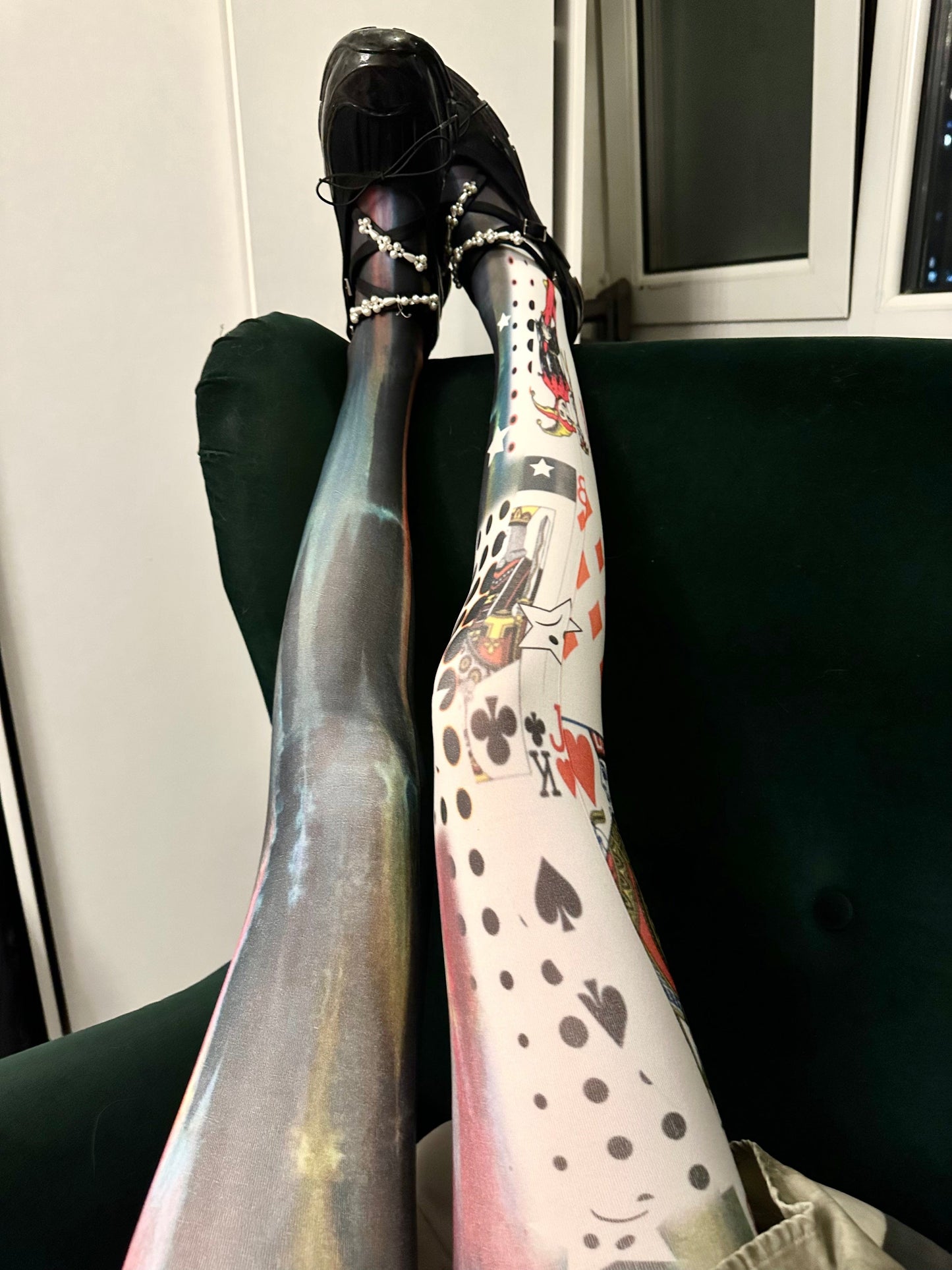 poker tights-Strangefruit-APOC STORE