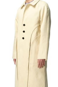 Panelled Mac Coat-XIMONLEE-APOC STORE