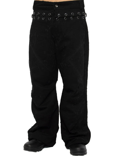 Chainlock Biker Pants-XIMONLEE-APOC STORE