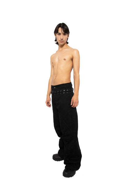 Chainlock Biker Pants-XIMONLEE-APOC STORE