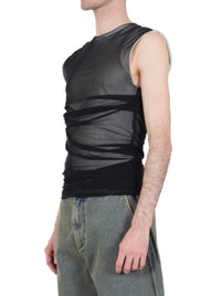 Creased Layered Muscle Tank-XIMONLEE-APOC STORE