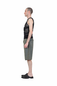 Creased Layered Muscle Tank-XIMONLEE-APOC STORE