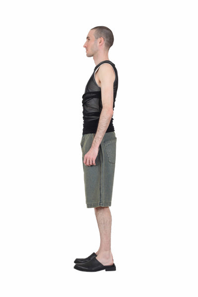 Creased Layered Muscle Tank-XIMONLEE-APOC STORE