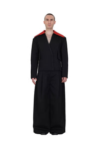 Leather Lapel Jacket-XIMONLEE-APOC STORE