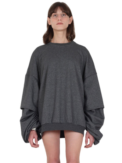 Slouchy Long Tee-XIMONLEE-APOC STORE