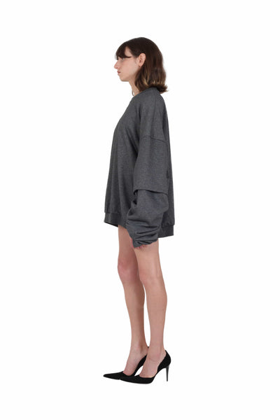Slouchy Long Tee-XIMONLEE-APOC STORE