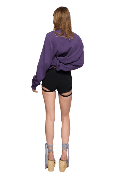 Shrug Cardigan Jumper - Purple
