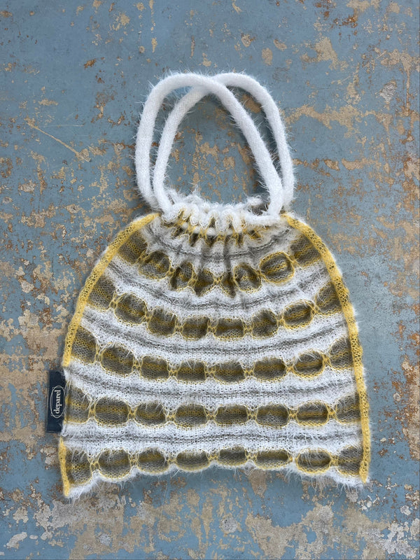 Reversible Knitted Bag Yellow-deparel-APOC STORE