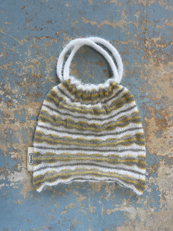 Reversible Knitted Bag Yellow-deparel-APOC STORE