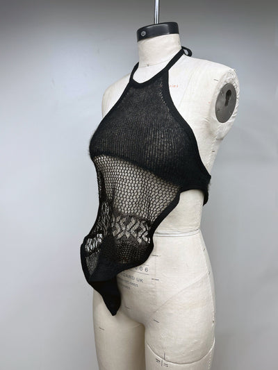 Upcycled Asymmetrical Knit Tank Top-Raquel de Carvalho-APOC STORE