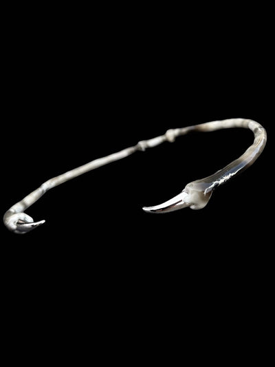 White choker with spikes
