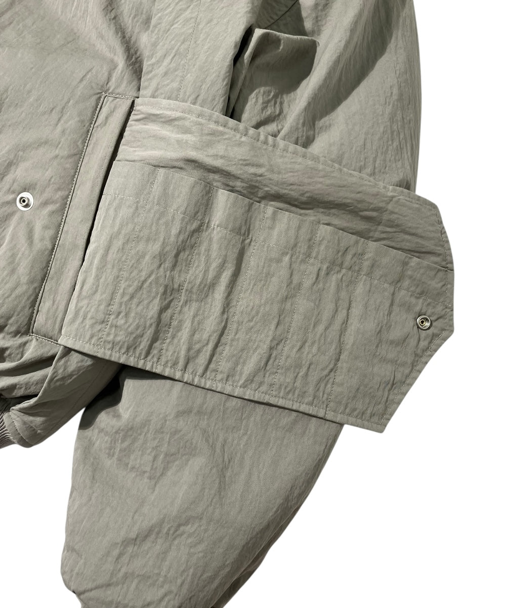 HIDDEN POCKET BLOUSON KHAKI GRAY-EGNARTS-APOC STORE