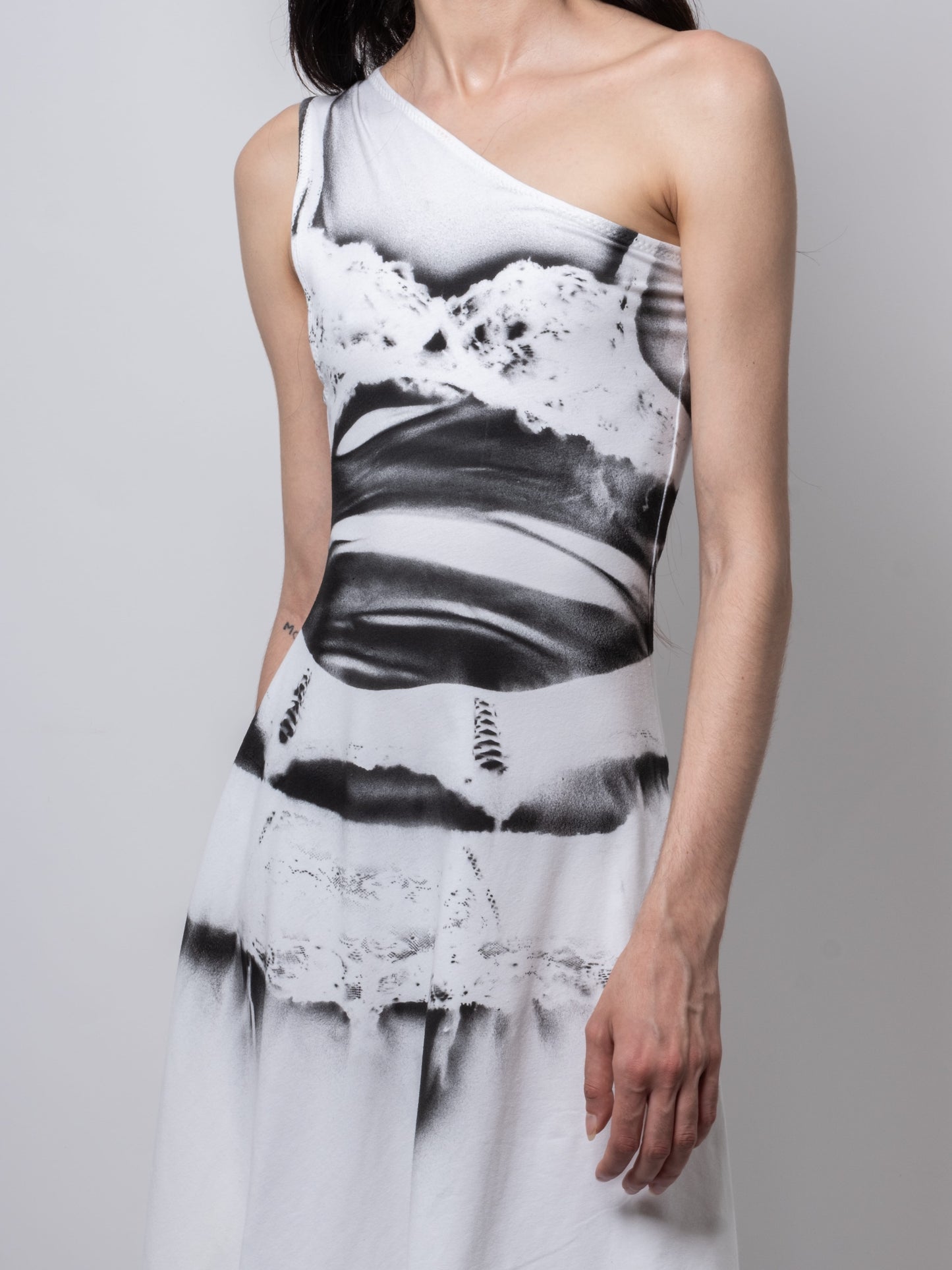 Lingerie dress white-Kenza Iatrides-APOC STORE