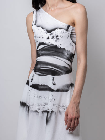 Lingerie dress white-Kenza Iatrides-APOC STORE