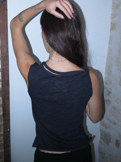 Ula top grey-ATH-APOC STORE