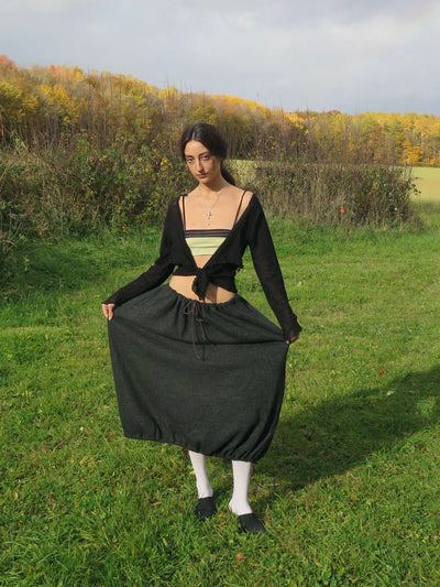 Silvia skirt grey-ATH-APOC STORE