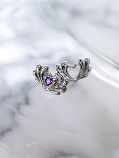 Mini Hearts Earrings-lokidolor-APOC STORE