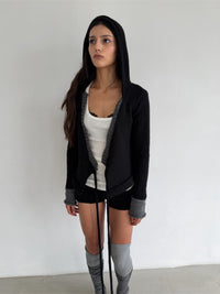 Cardigan “Embrace” Black-V4K-APOC STORE