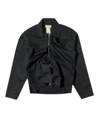 DETACHABLE ZIP JACKET BLACK-EGNARTS-APOC STORE