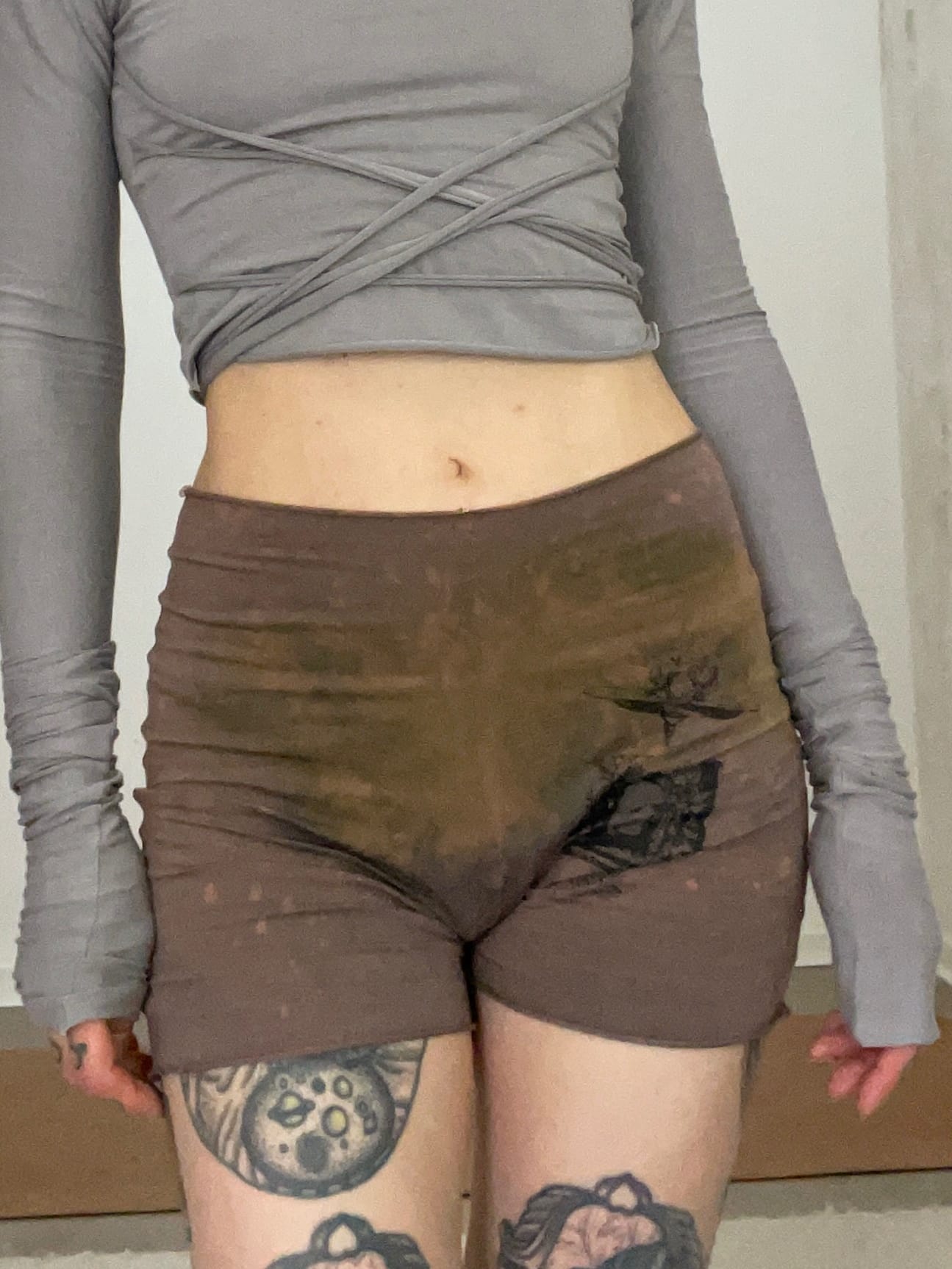 waterfall shorts-Snake Divine-APOC STORE