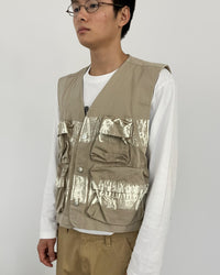 PAINTED VEST BEIGE-EGNARTS-APOC STORE