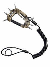 White carabiner keychain 2-CASPER DIY-APOC STORE