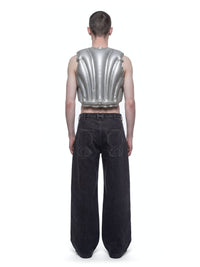 Silver Inflatable Armour Gilet-harri-APOC STORE