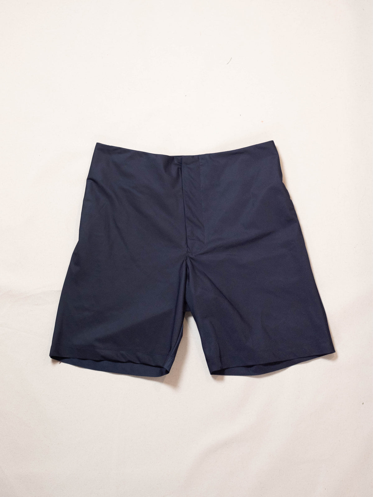 Bias Shorts in Navy nylon-Pedro Trindade-APOC STORE