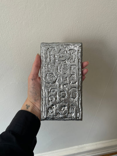 Silver Coated Wall Piece-Sisse Bjerre-APOC STORE