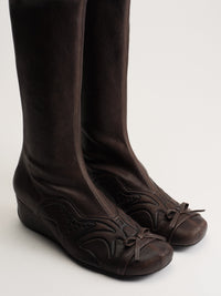 HOTARU BOOTS BROWN-Invasive Modification-APOC STORE