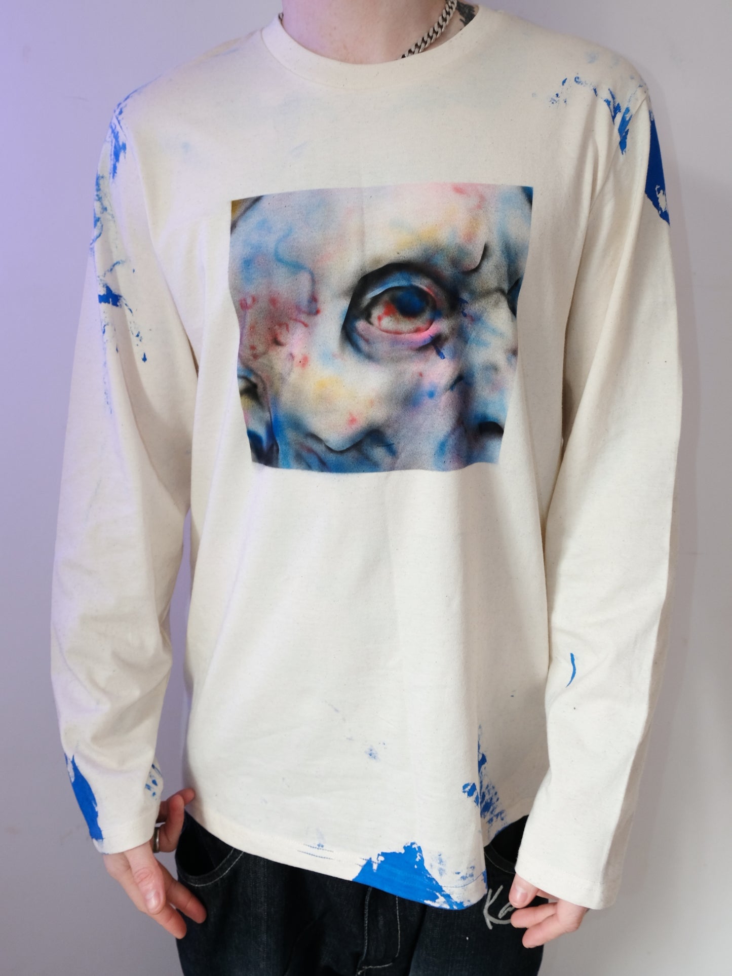 Demon sketch natural long sleeve-Mia Violet-APOC STORE