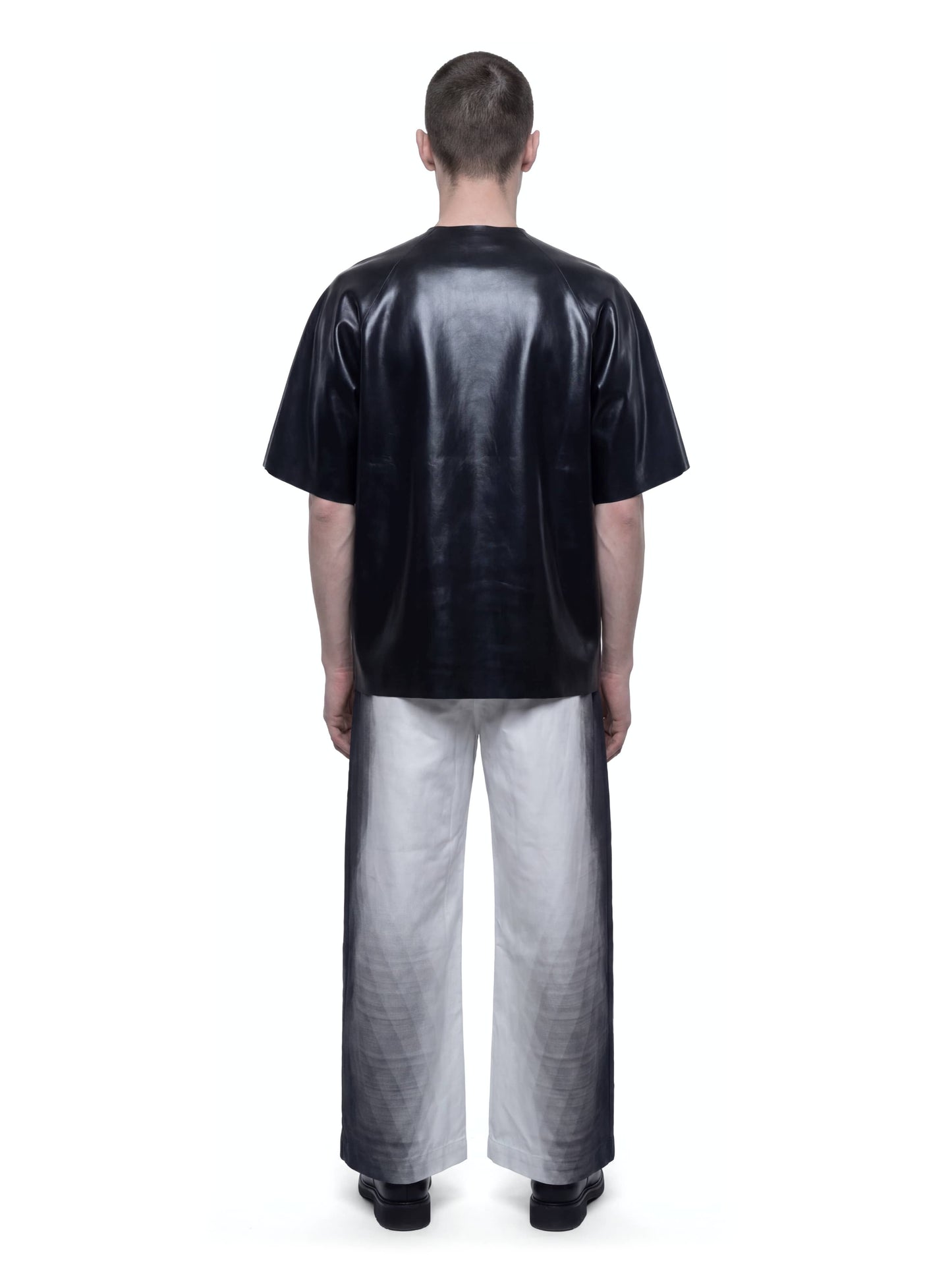 Straight Leg Printed Trousers-harri-APOC STORE