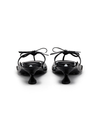 Polka Dot Flip-flops Black-EMPTY BEHAVIOR-APOC STORE