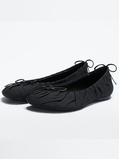 BAGGY BALLET FLAT - BLACK-BHIVE-APOC STORE
