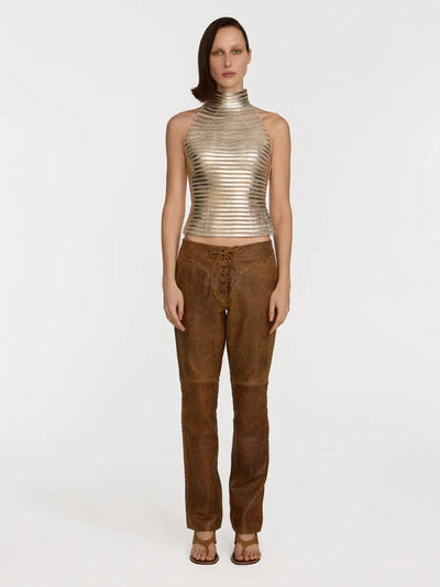 RODEO PANT - BROWN-MOTIRA-APOC STORE